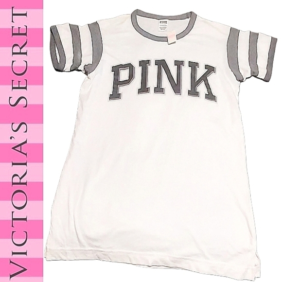 Victoria's Secret PINK Jersey Women Short Sleeve Tee - Picture 1 of 11